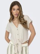 Blouse courte à nouer