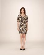 Robe courte en coton, imprimé tropical PAVANE