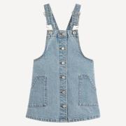 Robe salopette à bretelles en jean