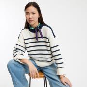 Pull col rond en grosse maille