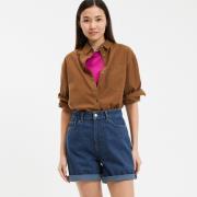 Chemise ample rayée, manches longues