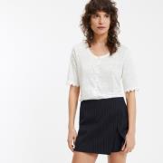 Tee shirt en lin manches courtes