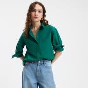 Chemise ample en coton, Signature MARLENE