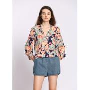 Blouse imprimée manches longues