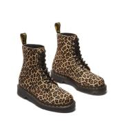 Boots cuir 1460 Pascal Leopard