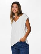 T-shirt, col V