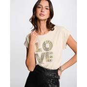 T-shirt à inscription Love