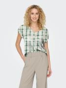 Blouse manches courtes, col V