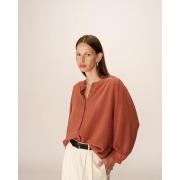 Blouse boutonnée, col Mao, PORTRAIT