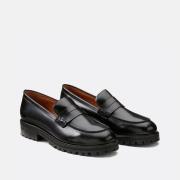 Mocassins en cuir lisse, Signature ARLETTE