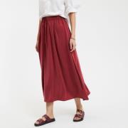 Jupe longue fluide, taille élastiquée