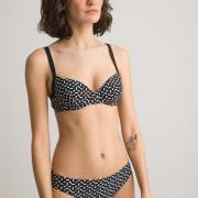 Haut de maillot de bain emboîtant, motif graphique
