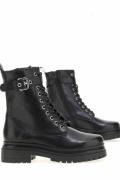 Boots lacées en cuir