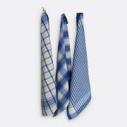 Lot de 3 torchons coton, Jenjla
