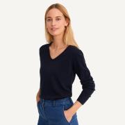 Pull col V, fine maille au toucher très doux