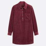 Robe courte velours côtelé, Signature ALBANE