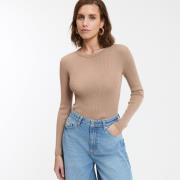 Pull col rond en fine maille