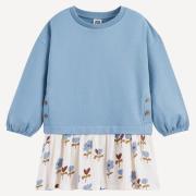 Robe manches longues effet 2 en 1