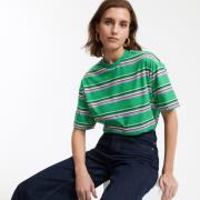 T-shirt rayé, col rond, manches courtes