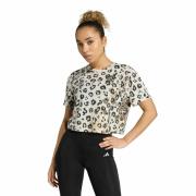 T-shirt de sport imprimé léopard