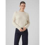 Pull court, détails épaules