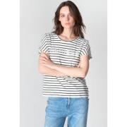 T-shirt marinière logoté