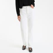 Jean regular, droit, taille haute