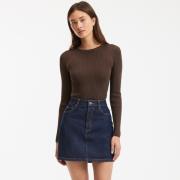Pull col rond en fine maille
