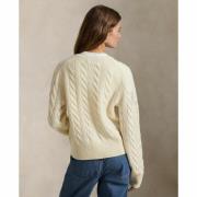 Cardigan en maille torsadée laine et cachemire