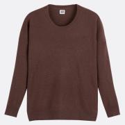 Pull cachemire col rond fine maille volume ample