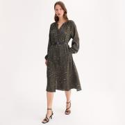 Robe droite, imprimé floral, longue