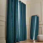 Rideau lin lavé doublé anneaux, Private