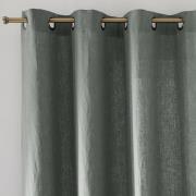 Rideau lin lavé à œillets Onega