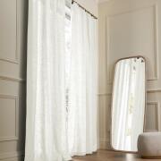 Rideau en lin lavé anneaux, Private