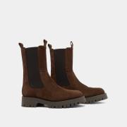 Boots croûte de cuir semi-montantes, Ridle