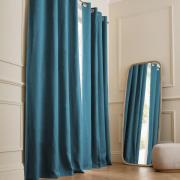 Rideau lin lavé occultant, œillets, Private