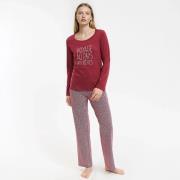 Pyjama manches longues en jersey de coton
