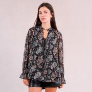 Blouse en voile imprimée
