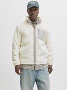 Veste en sherpa avec poche contrastée